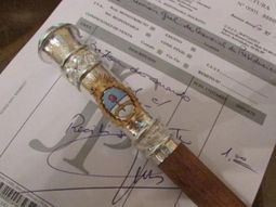 ya esta listo el baston de mando para el proximo presidente ya esta listo el baston de mando para el proximo presidente