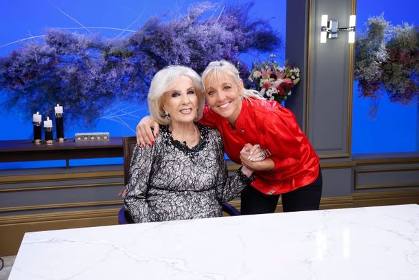 Mirtha Legrand con Jimena Monteverde