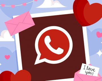 Cómo cambiar el logo de WhatsApp a color rosado por San Valentín