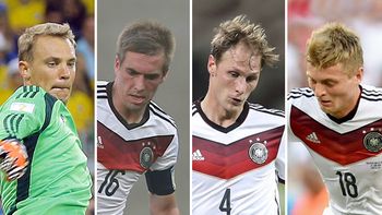 neuer, lahm, howedes y kroos, el muro aleman para vencer a la argentina neuer, lahm, howedes y kroos, el muro aleman para vencer a la argentina
