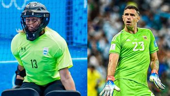 la coincidencia entre la arquera de las leonas y el dibu martinez que se hizo viral la coincidencia entre la arquera de las leonas y el dibu martinez que se hizo viral