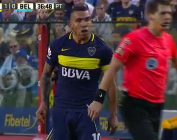 Tevez marcó un golazo pero luego vio la roja