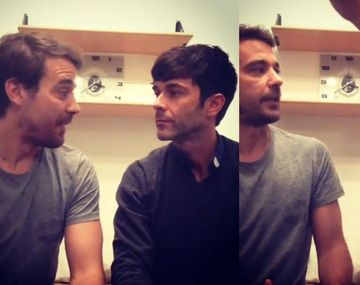 VIDEO: el desnudo de Mariano Martínez con Pedro Alfonso