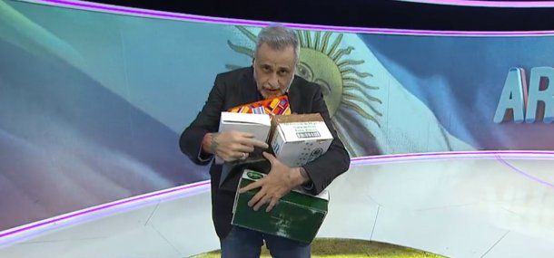 La chicana de Jorge Rial a Luis Ventura: aparecieron las cajas en Argenzuela