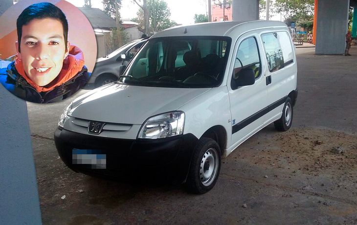 La camioneta había sido abandonada.