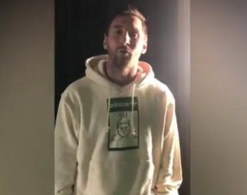 El sorpresivo video con el que Messi alentó a un equipo femenino de handball