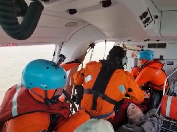 Impresionante rescate en el Río de la Plata