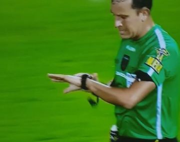 El desahogo de un árbitro al terminar el encuentro