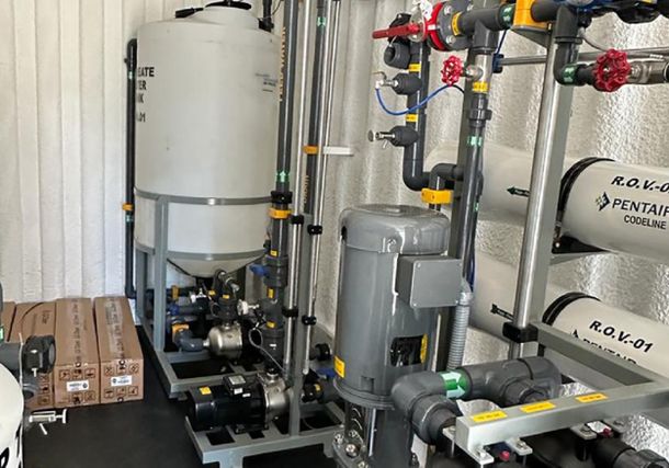 La planta desalinizadora de UTEC fue instalada en Salinas