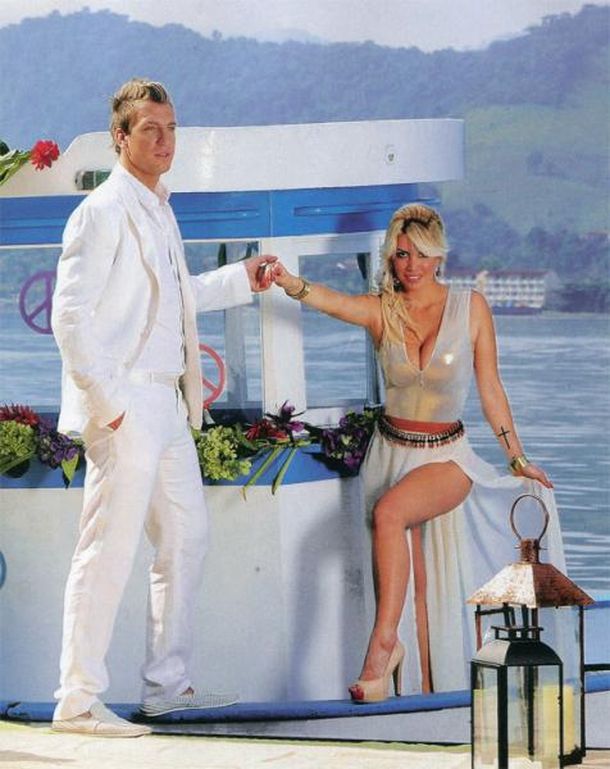 Wanda y Maxi, toda la pasión y sensualidad en una isla