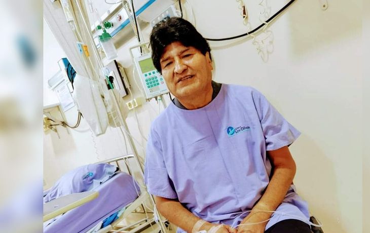 Evo Morales fue internado por coronavirus en Bolivia