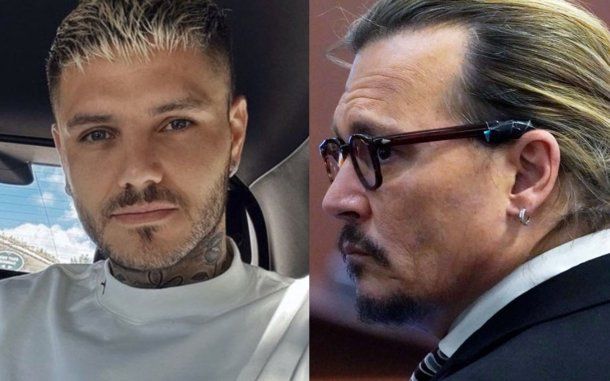 El enigmático mensaje de Mauro Icardi con una foto de Johnny Depp: Falta poco...