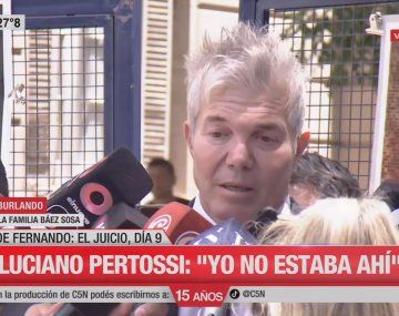 Fernando Burlando sobre la declaración de Luciano Pertossi: Hoy se rompió