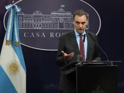 El vocero presidencial Manuel Adorni