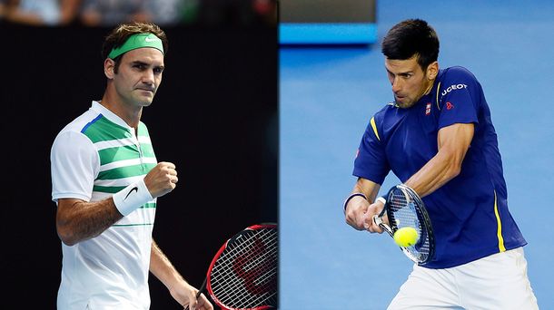 De lujo: Federer y Djokovic jugarán una de las semifinales en Australia