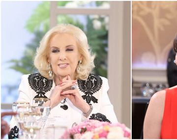 Mirtha Legrand y la actiriz Jorgelina Aruzzi