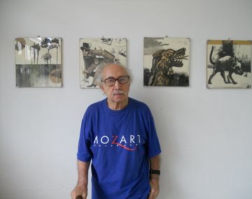 Falleció a los 86 años el artista plástico Norberto Onofrio