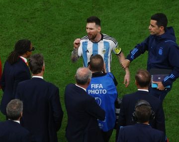 El terrible cruce entre Lionel Messi y Van Gaal