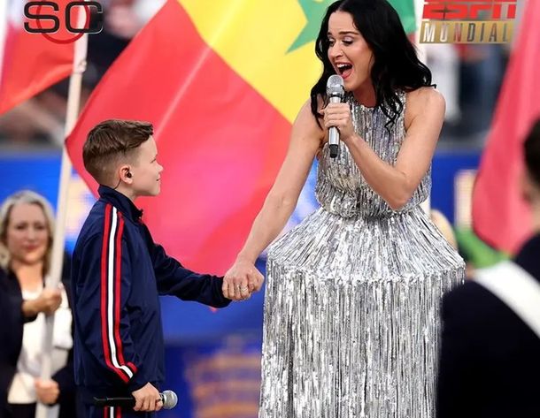 Quién es Tius Luka, el niño que compartió escenario con Katy Perry en la apertura del Mundial 2026