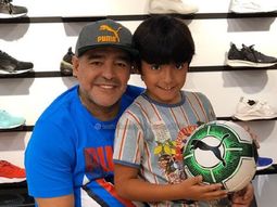Qué esconde la foto de Maradona con Benjamín en Dubai Qué esconde la foto de Maradona con Benjamín en Dubai