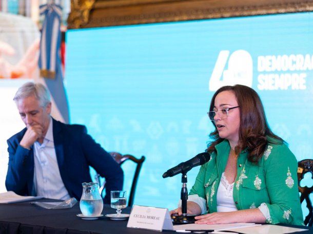 Cecilia Moreau volvió a insistir en la necesidad de construir acuerdos básicos