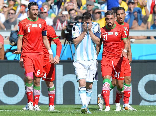 Reviví las mejores jugadas del partido Argentina-Irán
