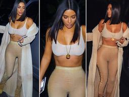 Kim Kardashian en color nude Kim Kardashian en color nude