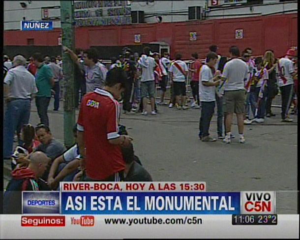 Explotó la reventa de entradas en el Monumental para el Superclásico