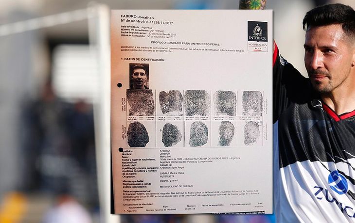 Tras la denuncia y la orden de captura, Jonathan Fabbro se quedó sin club