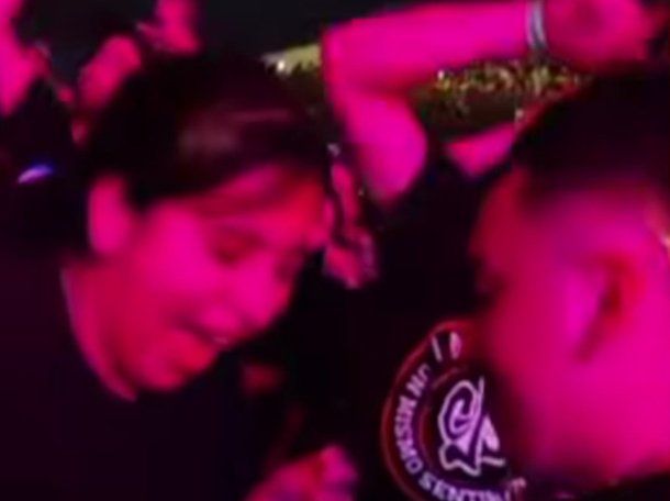 Viral rockero y romántico: le pidió casamiento a su novia en pleno pogo de la banda Don Osvaldo