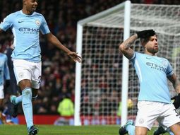 Gol de Otamendi en el Clásico de Manchester - Crédito: @ManUtd_Es