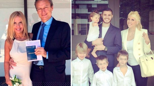 El casamiento de la madre de Wanda y Zaira Nara