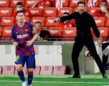 Simeone contó el intento que hizo para fichar a Messi