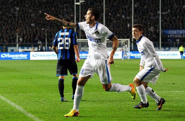 Goles argentinos en el empate entre Atalanta e Inter