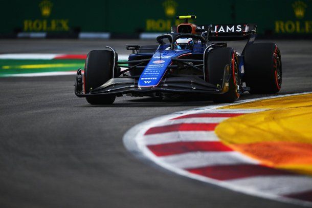 Franco Colapinto pasó a la Qualy 2 en el Gran Premio de Singapur