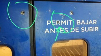 Imagen que se aportó a la causa respecto de los ataques sufridos durante agosto y septiembre en el tren San Martín. Imagen que se aportó a la causa respecto de los ataques sufridos durante agosto y septiembre en el tren San Martín.
