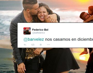 Fede le propuso casamiento a Barbie Vélez 