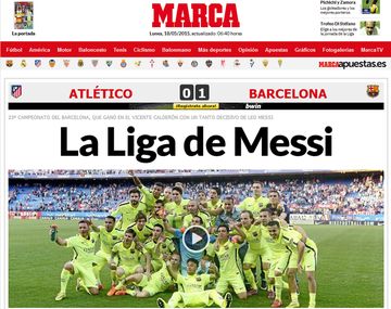 El diario Marca se rindió a los pies de Lionel Messi