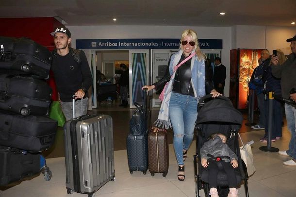 Wanda Nara y sus 14 valijas