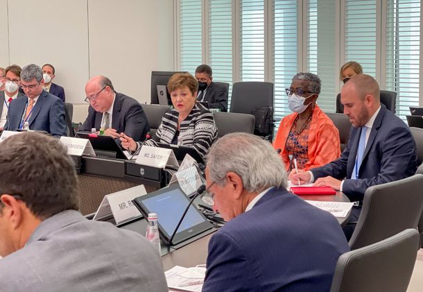 Guzmán le respondió a Georgieva: Los principales desafíos en este momento son la inflación y la distribución