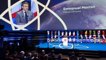 El presidente Emmanuel Macron volvió a hablar del acuerdo entre el Mercosur y la Unión Europea. El presidente Emmanuel Macron volvió a hablar del acuerdo entre el Mercosur y la Unión Europea.