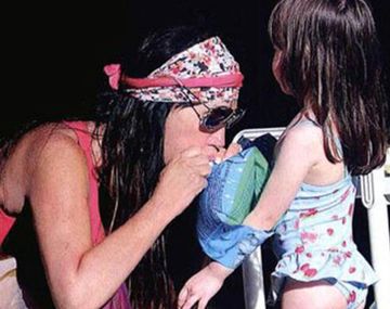 La emoción de Moria por el saludo de su nieta