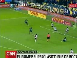 mira los goles de boca en el primer superclasico mira los goles de boca en el primer superclasico