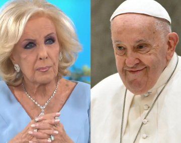 Mirtha Legrand / papa Francisco