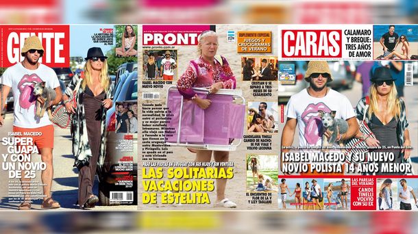 Adelanto de las tapas de la revistas a pleno verano
