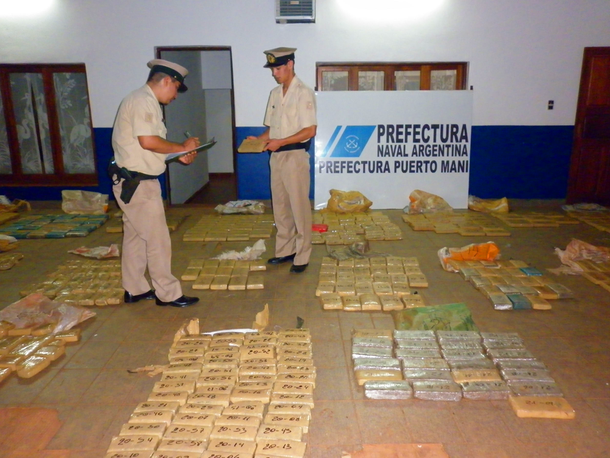 Secuestran más de 850 kilos de marihuana en Misiones