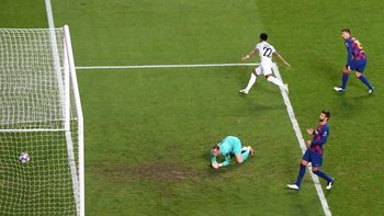 La temporada en blanco del Barcelona. Foto: Twitter Serge Gnabry La temporada en blanco del Barcelona. Foto: Twitter Serge Gnabry