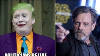 luke skywalker se puso en la piel del guason e imito a donald trump luke skywalker se puso en la piel del guason e imito a donald trump