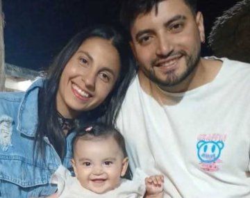 Valeria, Matías y su hija Catalina fallecieron en el acto, tras chocar en contra otro auto en la Ruta 20.