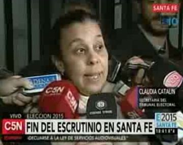 {altText(,#Santafe1776 Así confirmaba la secretaria electoral final de escrutinio )}